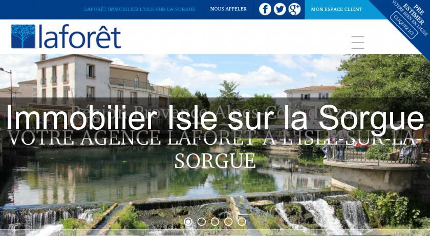 Immobilier Isle sur la Sorgue Immobilier Isle sur la Sorgue