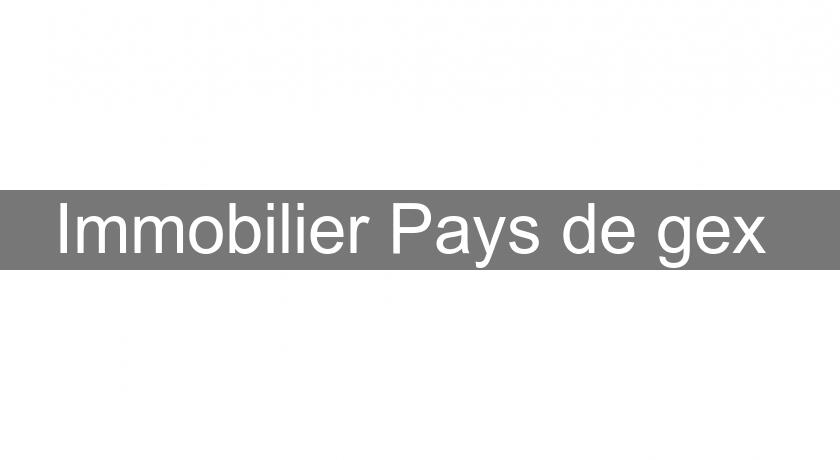 Immobilier Pays de gex Immobilier Pays de gex