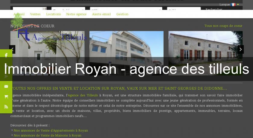 Immobilier Royan - agence des tilleuls Immobilier Royan - agence des tilleuls