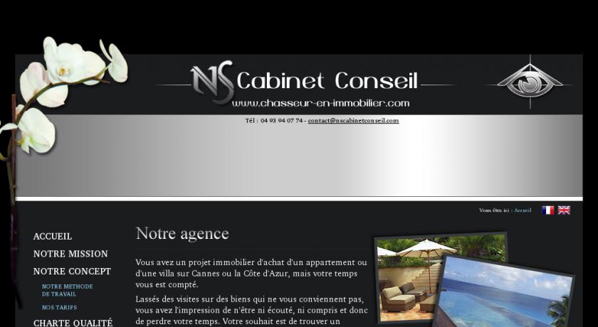NS Conseil, des chasseurs immobiliers à votre service sur Cannes et la côte d'Azur NS Conseil, des chasseurs immobiliers à votre service sur Cannes et la côte d'Azur