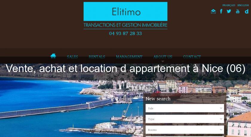 Vente, achat et location d'appartement à Nice (06) Vente, achat et location d'appartement à Nice (06)