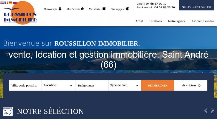 vente, location et gestion immobilière, Saint André (66) vente, location et gestion immobilière, Saint André (66)
