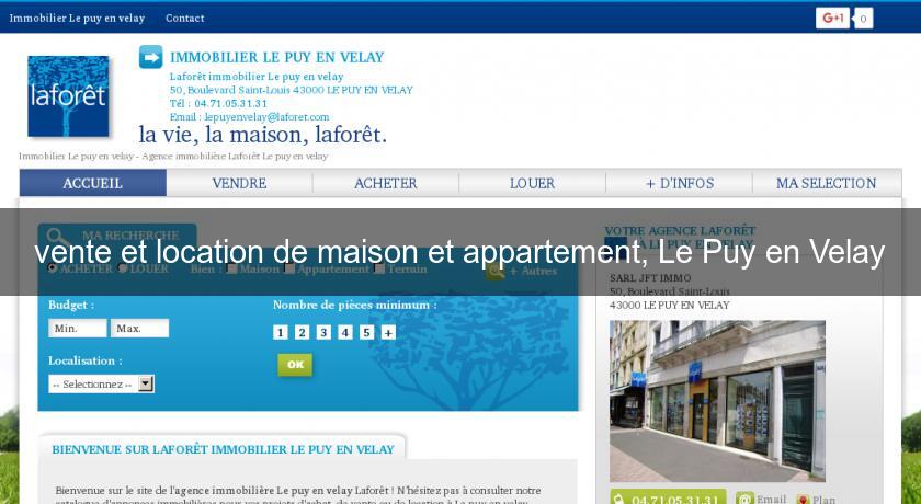 vente et location de maison et appartement, Le Puy en Velay vente et location de maison et appartement, Le Puy en Velay