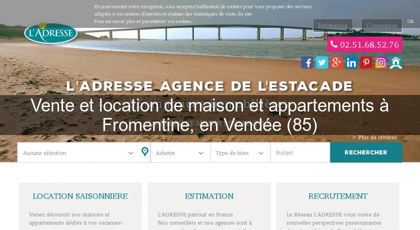 Vente et location de maison et appartements à Fromentine, en Vendée (85) Vente et location de maison et appartements à Fromentine, en Vendée (85)