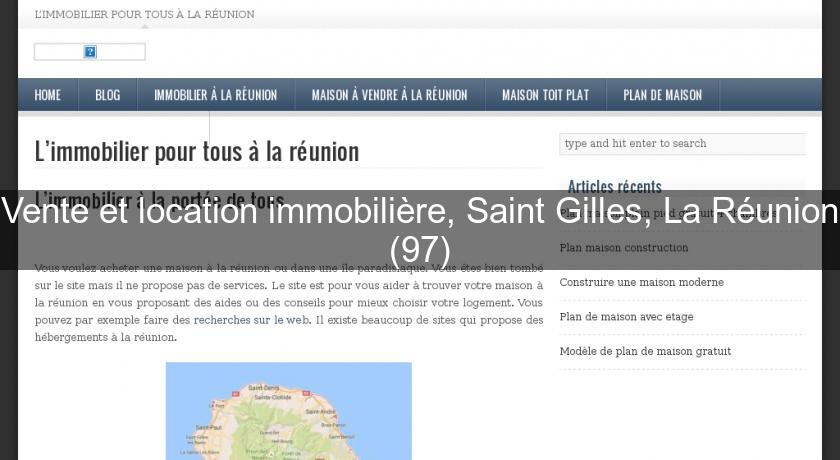 Vente et location immobilière, Saint Gilles, La Réunion (97) Vente et location immobilière, Saint Gilles, La Réunion (97)