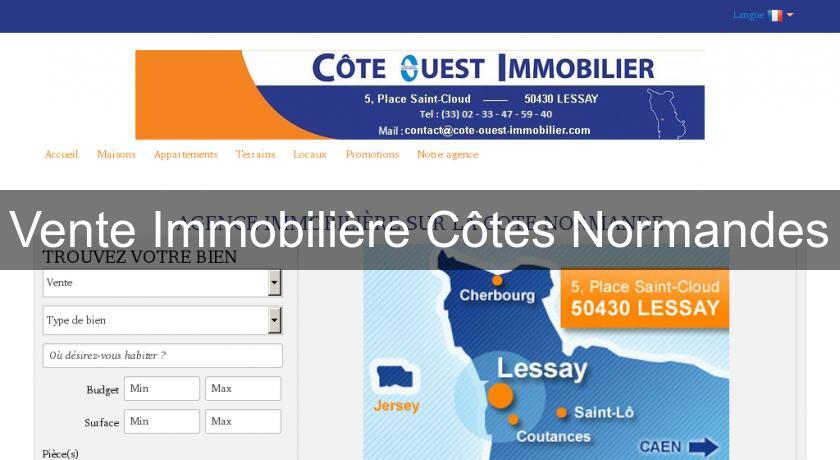 Vente Immobilière Côtes Normandes Vente Immobilière Côtes Normandes