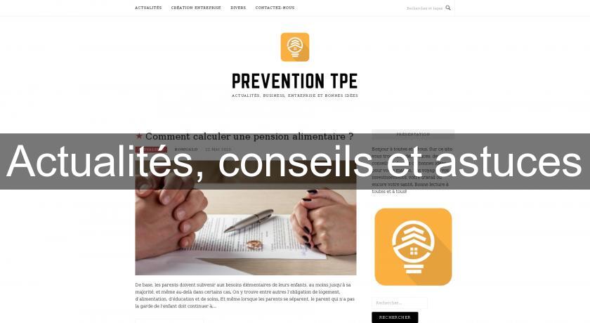 Actualités, conseils et astuces Actualités, conseils et astuces