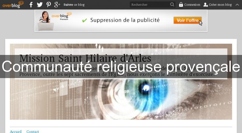 Communauté religieuse provençale Communauté religieuse provençale