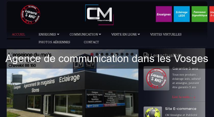 Agence de communication dans les Vosges Agence de communication dans les Vosges