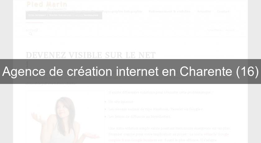 Agence de création internet en Charente (16) Agence de création internet en Charente (16)