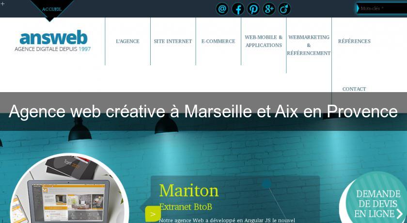 Agence web créative à Marseille et Aix en Provence Agence web créative à Marseille et Aix en Provence