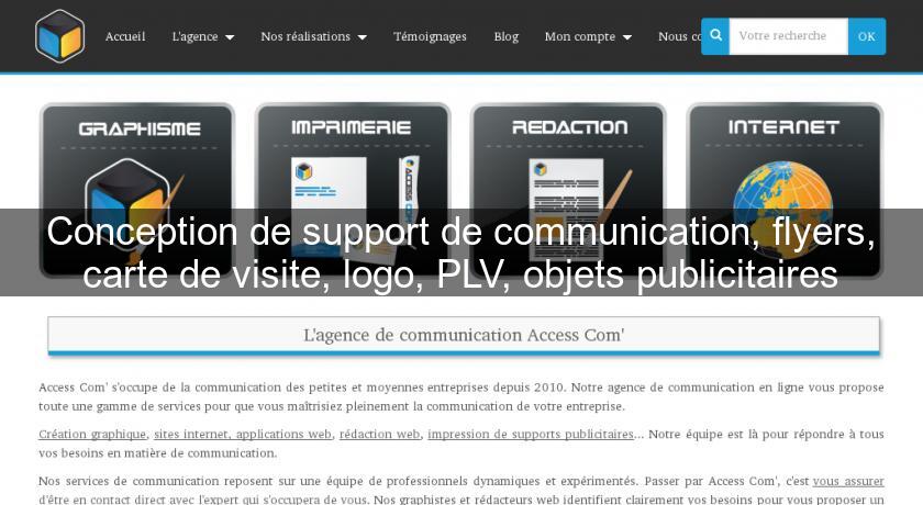 Conception de support de communication, flyers, carte de visite, logo, PLV, objets publicitaires Conception de support de communication, flyers, carte de visite, logo, PLV, objets publicitaires
