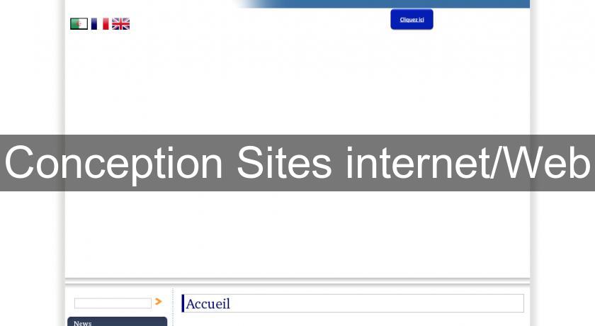 Conception Sites internet/Web Conception Sites internet/Web