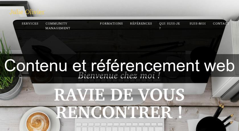 Contenu et référencement web Contenu et référencement web
