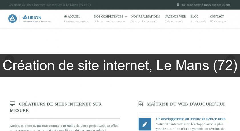 Création de site internet, Le Mans (72) Création de site internet, Le Mans (72)