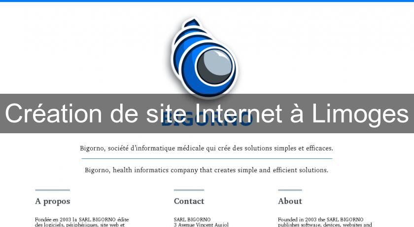 Création de site Internet à Limoges Création de site Internet à Limoges