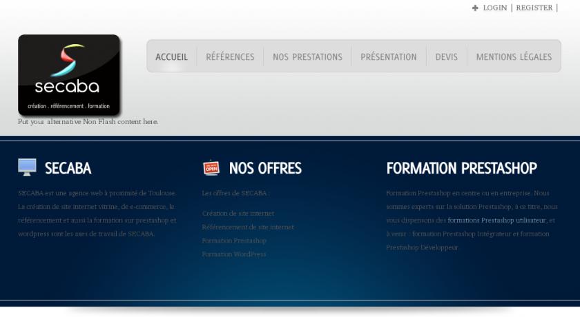 Création de site internet SECABA Tarn Création de site internet SECABA Tarn