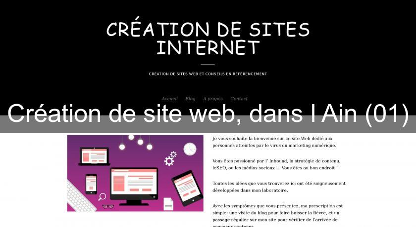 Création de site web, dans l'Ain (01) Création de site web, dans l'Ain (01)