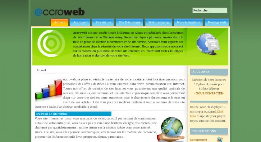 Création de sites Internet en alsace - Accroweb Création de sites Internet en alsace - Accroweb