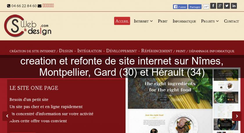 creation et refonte de site internet sur Nîmes, Montpellier, Gard (30) et Hérault (34) creation et refonte de site internet sur Nîmes, Montpellier, Gard (30) et Hérault (34)