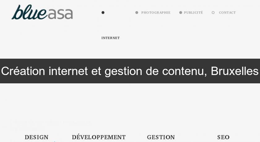 Création internet et gestion de contenu, Bruxelles Création internet et gestion de contenu, Bruxelles