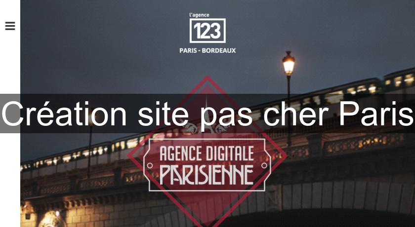 Création site pas cher Paris Création site pas cher Paris
