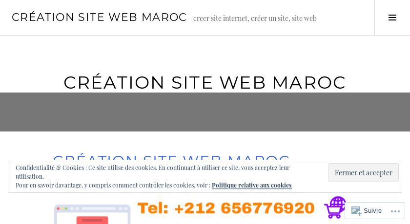 Création site web et e-commerce au Maroc Création site web et e-commerce au Maroc