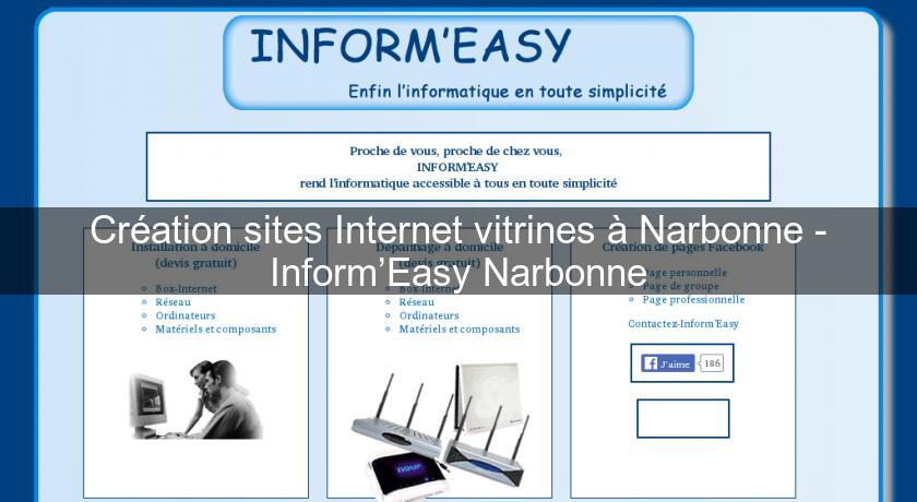 Création sites Internet vitrines à Narbonne - Inform’Easy Narbonne Création sites Internet vitrines à Narbonne - Inform’Easy Narbonne