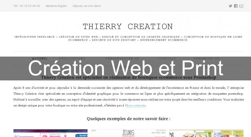 Création Web et Print Création Web et Print