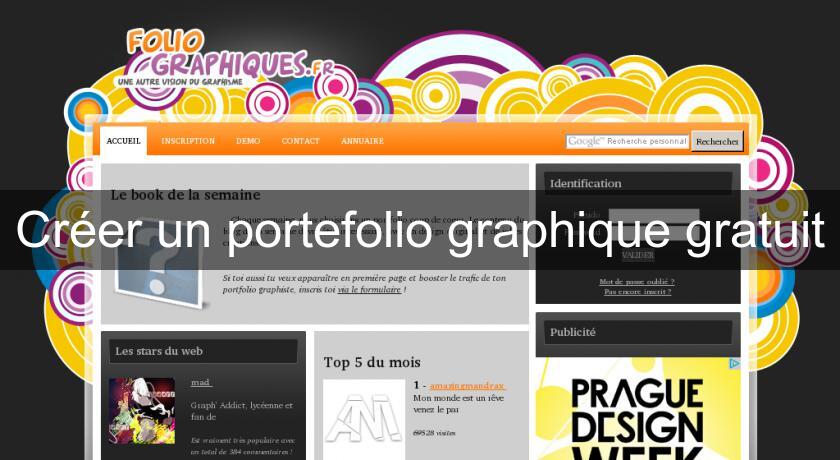 Créer un portefolio graphique gratuit Créer un portefolio graphique gratuit