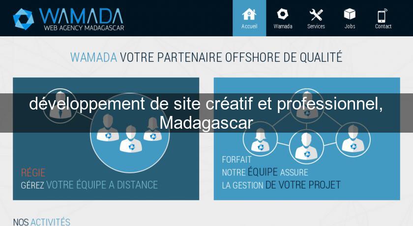 développement de site créatif et professionnel, Madagascar développement de site créatif et professionnel, Madagascar