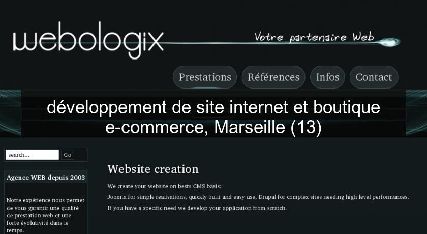 développement de site internet et boutique e-commerce, Marseille (13) développement de site internet et boutique e-commerce, Marseille (13)