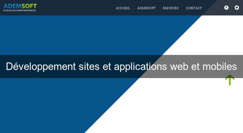 Développement sites et applications web et mobiles Développement sites et applications web et mobiles