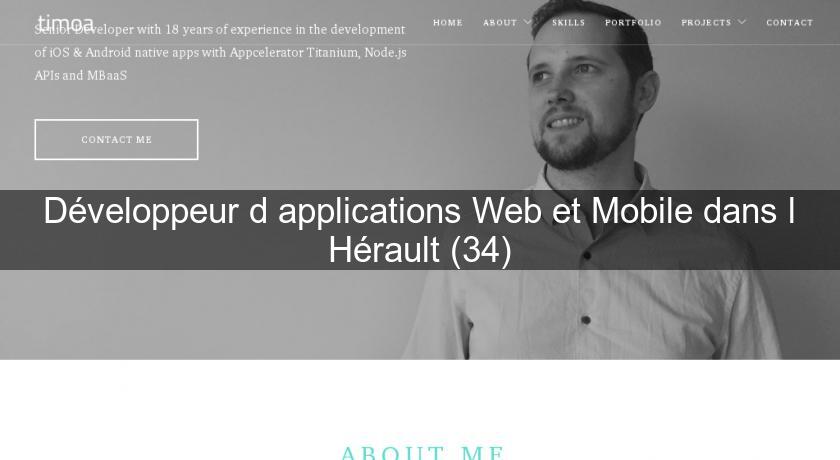 Développeur d'applications Web et Mobile dans l'Hérault (34) Développeur d'applications Web et Mobile dans l'Hérault (34)