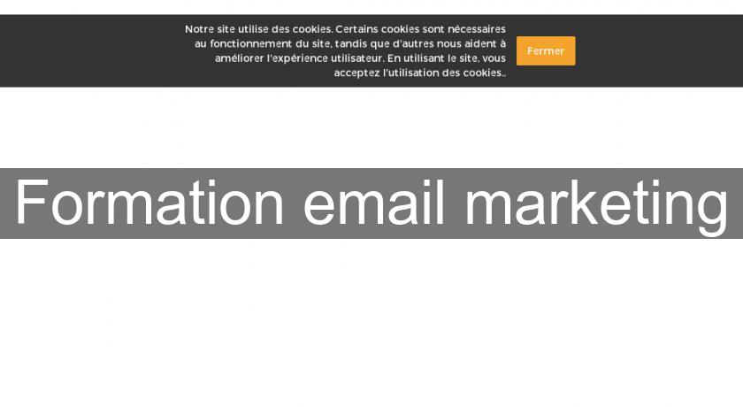 Formation email marketing Formation email marketing