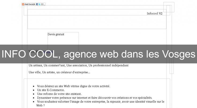 INFO COOL, agence web dans les Vosges INFO COOL, agence web dans les Vosges