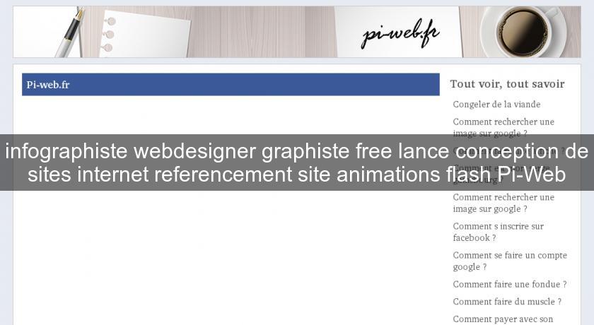infographiste webdesigner graphiste free lance conception de sites internet referencement site animations flash Pi-Web infographiste webdesigner graphiste free lance conception de sites internet referencement site animations flash Pi-Web