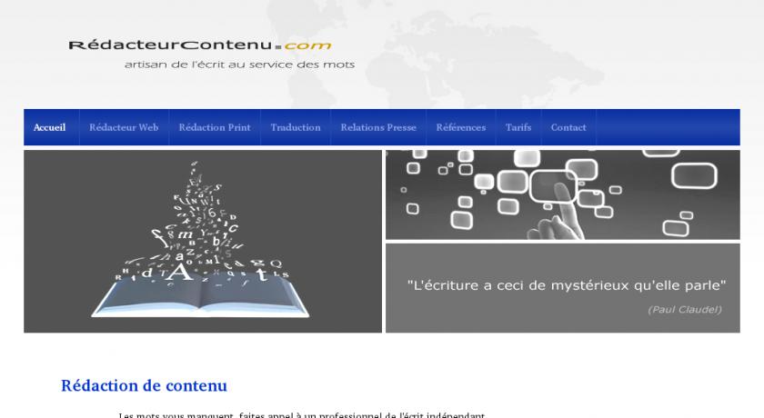 Rédacteur de contenu web Rédacteur de contenu web