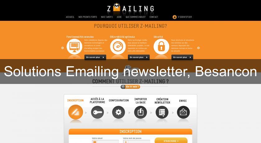 Solutions Emailing newsletter, Besancon Solutions Emailing newsletter, Besancon