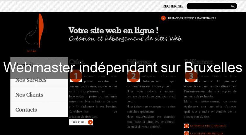 Webmaster indépendant sur Bruxelles Webmaster indépendant sur Bruxelles