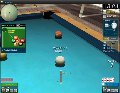 capture d'ecran Carom 3D
