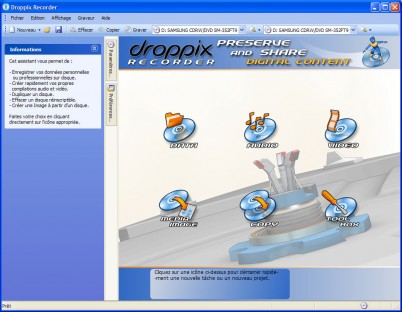 capture d'ecran Droppix Recorder v 1.7.6
