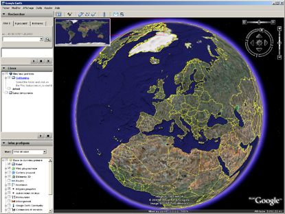 capture d'ecran Google Earth v 4