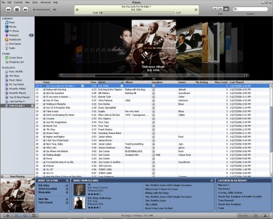 capture d'ecran iTunes v 7.0.1