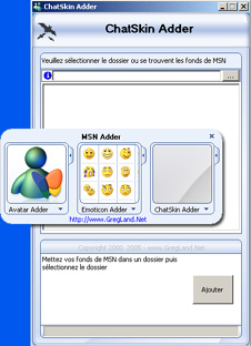 capture d'ecran MSN Adder