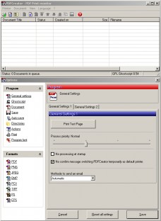 capture d'ecran PDFCreator v 0.9.3