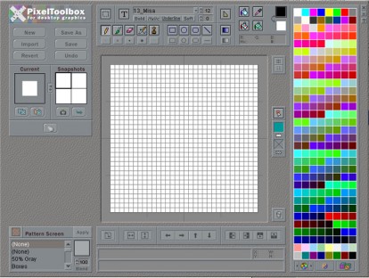 capture d'ecran PixelToolbox v 1.1