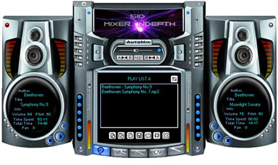 capture d'ecran SC Free Audio DJ Mixer v 2.0.0.0