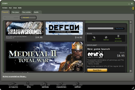 capture d'ecran Steam Full installer + all games v 1.6