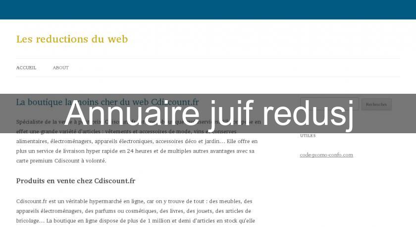 Annuaire juif redusj Annuaire juif redusj